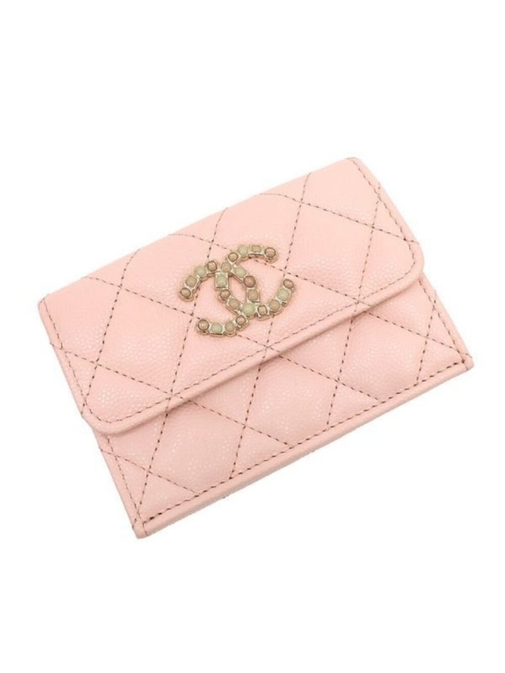 Chanel Compact Wallet Pink - Picture 1 of 9